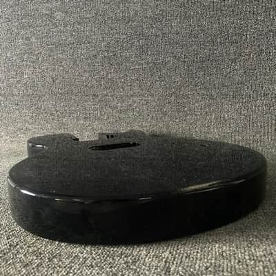 Black Glossy Finish Basswood Guitar Single Cut Body image 10