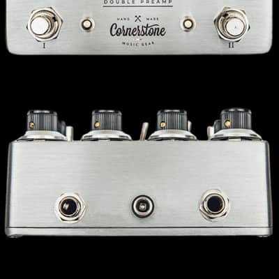 Cornerstone Gladio Double Preamp Pedal (Dumble in a box) 2020 Silver NEW "Authorized Dealer" image 2