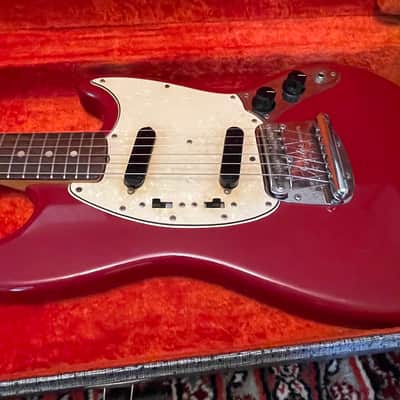 Fender Mustang Guitar with Rosewood Fretboard 1964 - 1969 - Dakota Red image 1