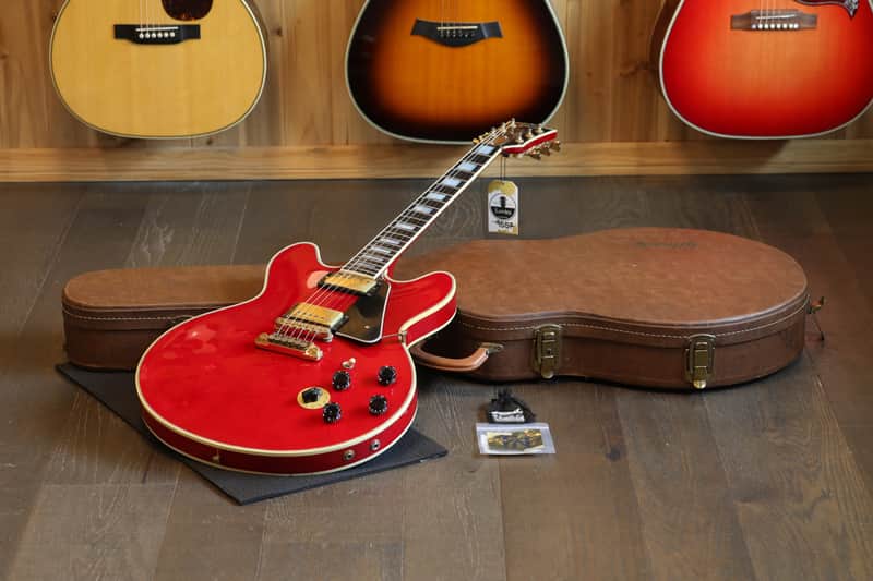 1986 Gibson BB King Lucille Electric Guitar Cherry Red + OHSC image 1