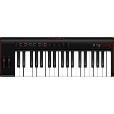 IK Multimedia iRig Keys 2 Pro 37-Full-Size-Key Controller for iPhone, iPad and Mac/PC With SampleTank SE image 1