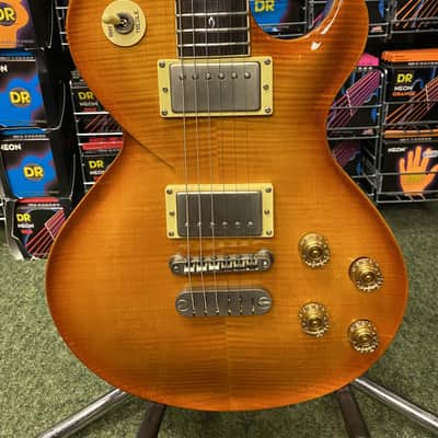 Dean Soltero Standard guitar in trans amber - Made in Korea image 6