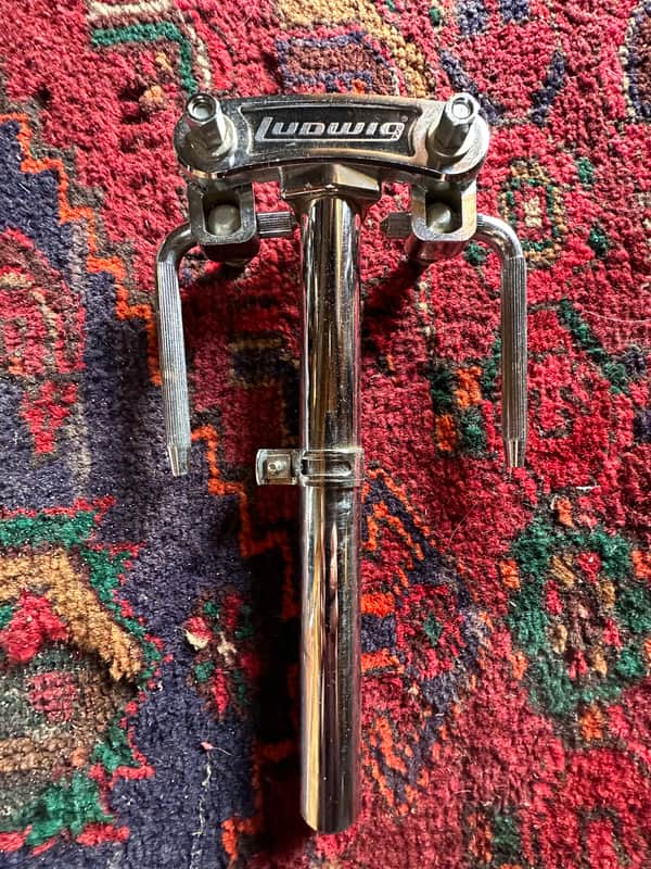 Ludwig dual tom mount bass drum L arms complete image 1