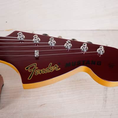Fender MG-69 MH Mustang '69 Reissue MIJ 2010 Candy Apple Red with Matching Headstock Japan w/ Bag image 3