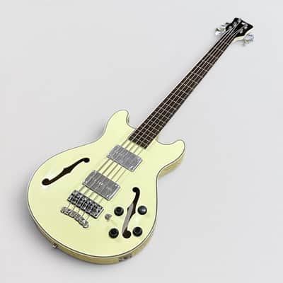 Warwick RockBass Star Bass 5-string Hollowbody Electric Bass - Solid Crème White image 11