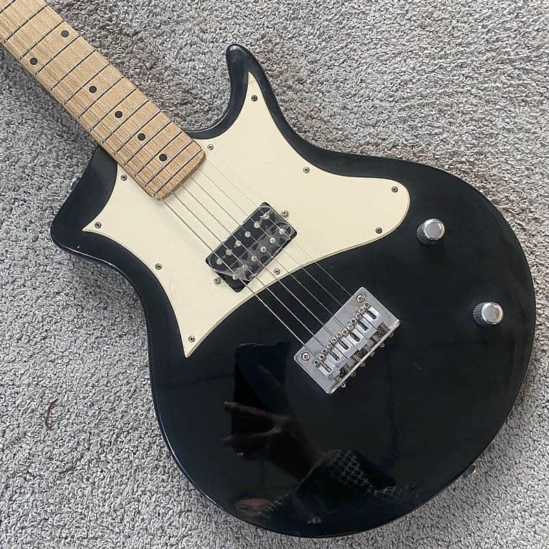 Glossy Black Electric Guitar, Solid Basswood Body, Maple Neck and Fingerboard, Chrome Hardware image 1