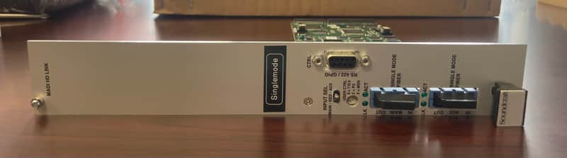 Soundcraft Vi3000 SINGLE MODE OPTICAL Vi Series Madi HD Link Optical Option Card 2010's - Beige for CONSOLE image 1