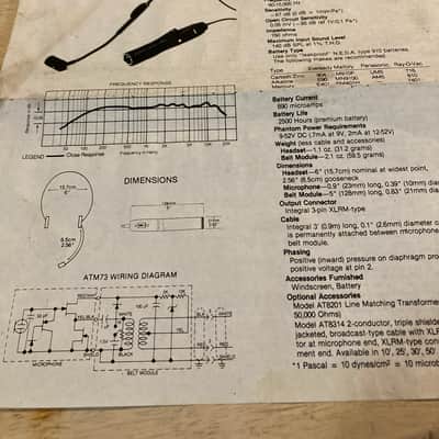 Audio-Technica ATM73 Head Worn Condenser Microphone for Wireless system image 4