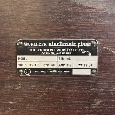 Vintage 1962 Wurlitzer 120 Electric Piano image 6