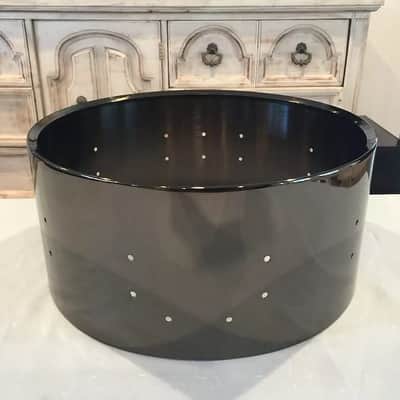 NEW DW Collector’s Series 14x6.5 Black Nickel Brass Snare Drum Shell, Workshop image 2