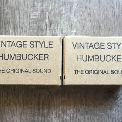 Tom holmes H450 & H455 PAF Humbuckers Pickups Nickel Brand New Mint Unused Gibson PAF Vintage image 1