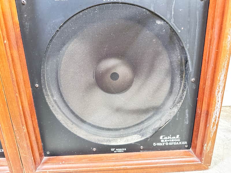 Vintage Coral BX-1200 Speakers 12