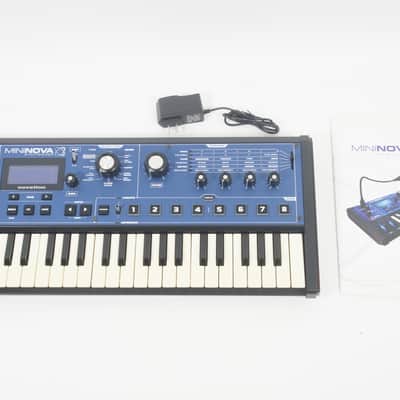 Novation MiniNova 37-Key 18-Voice Synthesizer Keyboard Vocoder w/ 100-240V PSU image 1