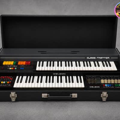 Welson Globe-Trotter ✅ Rare Vintage Italian Dual-Manual Transistor Organ ✅ Lush Analog Warmth & Psychedelic Character ✅ Fully Checked & Cleaned ✅ Striking 70s Industrial Aesthetic ✅ Worldwide Shipping image 5
