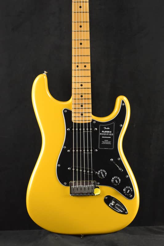 Mint Fender Player II Modified Stratocaster Sunshine Yellow Maple Fingerboard
