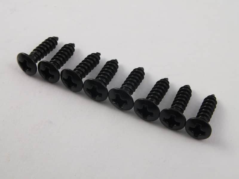2024 Guitars Electric Ltd Scratch Plate Screws Black