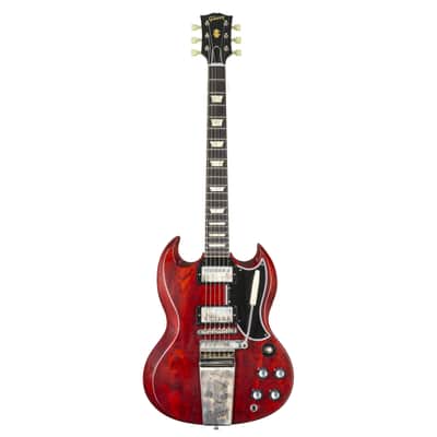 Gibson 1964 SG Standard Reissue with Maestro Vibrola Cherry Red #505044 - Custom Electric Guitar image 3