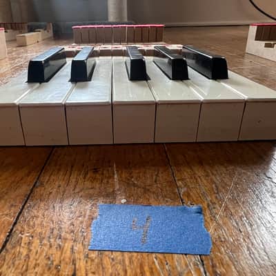 Fender Rhodes REPLACEMENT KEYS, 1 octave (1974) (listing 4 of 7) image 3