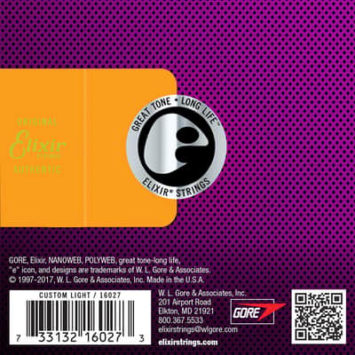 16027 Nanoweb 11/52 Custom Light Elixir image 3