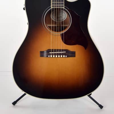 Gibson Hummingbird Pro Cutaway Acoustic/Electric Vintage Sunburst image 3