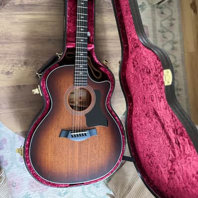 Taylor 324ce Shaded Edgeburst V-Class Acoustic-Electric w/ Taylor Deluxe Hardshell Case image 1