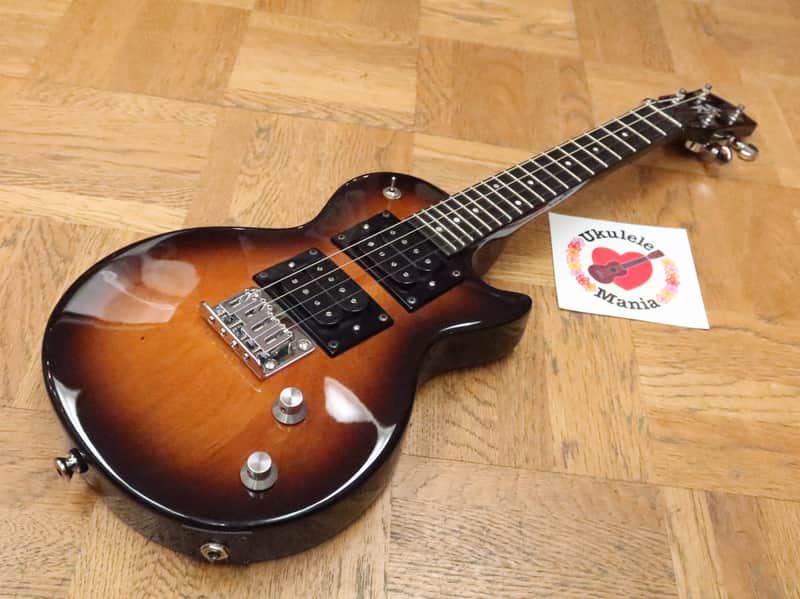 RISA Les Paul Tobacco Sunburst Electric Concert Ukulele #4974 image 1