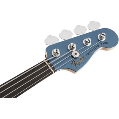 Fender Tony Franklin Fretless Precision Bass EB Lake Placid Blue - 4-String Electric Bass image 4