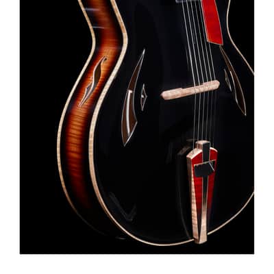 Emanuele Faggion Calliope 17" Archtop guitar massive wood in the style of Monteleone Benedetto ... image 6