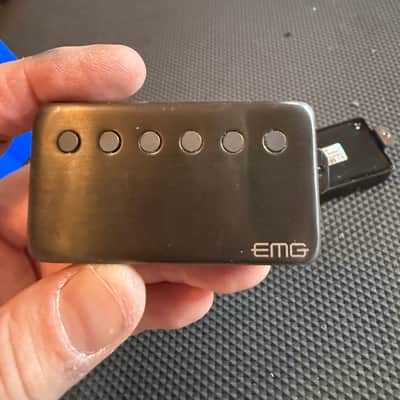 EMG JH/SET-BRBC James Hetfield Signature Humbucker Set 2010s - Brushed Black Chrome image 3