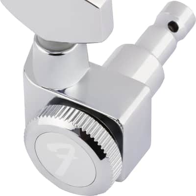 FENDER - Locking Stratocaster/Telecaster Staggered Tuning Machines (Polished Chrome) (6) - 0990818100 image 2