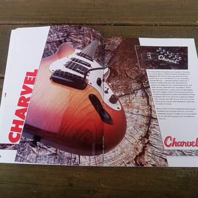 Vintage 1990 - 1991 Charvel, Charvette, Jackson Full Color Catalog! Rare, Original Case Candy, Paperwork! image 5