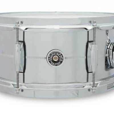 Gretsch GB4162S Brooklyn Chrome Over Steel 6x12" 6-Lug Snare Drum