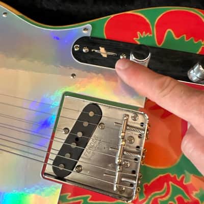 Fender Artist Series Jimmy Page Telecaster with Rosewood Fretboard 2019 - Natural with Dragon Graphic image 3
