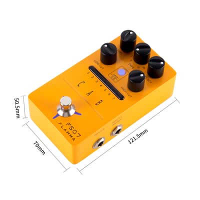FLAMMA FS07 IR Cabinet Simulation Pedal Impuse Response Loader 7 Presets 11 Factory IR with Adapter,price include the import duty to US buyer image 3
