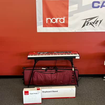 Nord Stage 4 HA88 Hammer Action 88-Key Digital Piano - Red PACKAGE DEAL image 3
