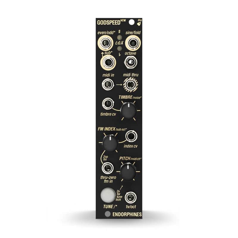 Endorphin.es New Godspeed Eurorack Oscillator Module (Black) image 1