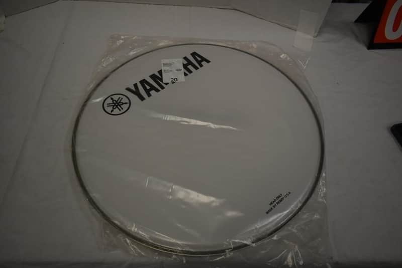 Remo Ambassador Smooth White Bass Drum Head 20" Yamaha Branded (New Open Box) image 1