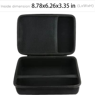 Hard Carrying Case replacement for Zoom FOUR Bass Guitar Multi-Effects Processor Pedal Guitar Case, Black Case) image 2