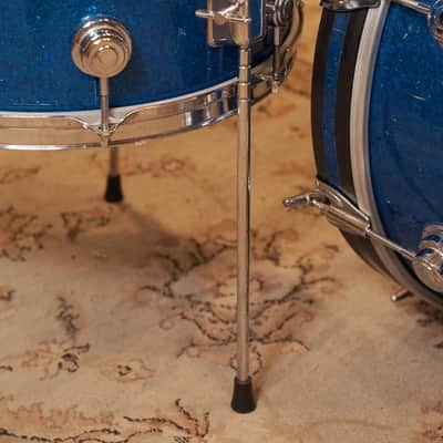 Camco 12/14/18" Drum Set - 1960s Blue Glass Glitter image 10