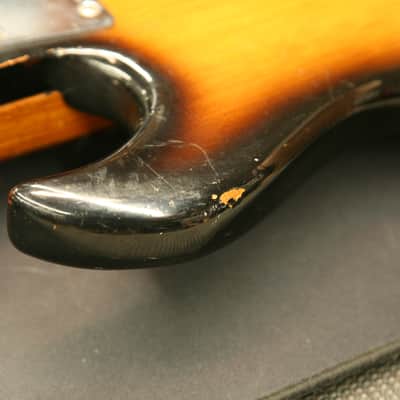 Maxitone 4-String Vintage Bass Made in Japan Pre-Ibanez Twin Pickup Early 1960s - Sunburst image 21