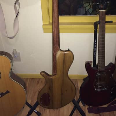 Custom Singlecut Fretless Bass Guitar image 3