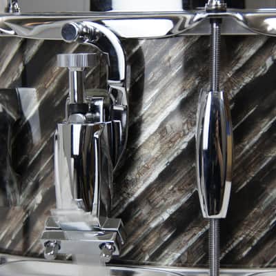 Click Custom 8ply Maple 6x12 Snare Drum Quicksilver Strata Finish image 7