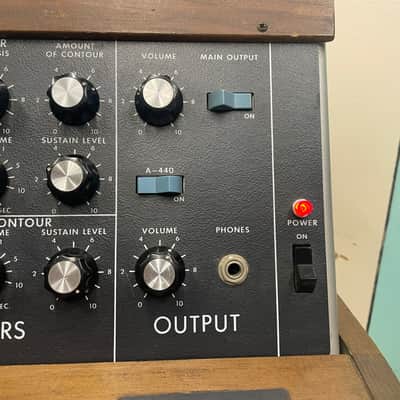 Mid 70s Vintage Moog Minimoog Model D • Early Serial #5233 • Original Walnut • Kenton Pro Solo Mk3 image 9