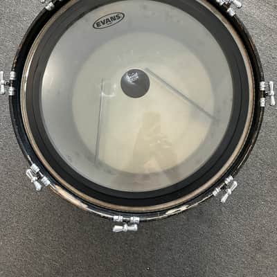 Rogers Cleveland Tower 1966 14x20 Bass Drum Blue Sparkle Glass image 9