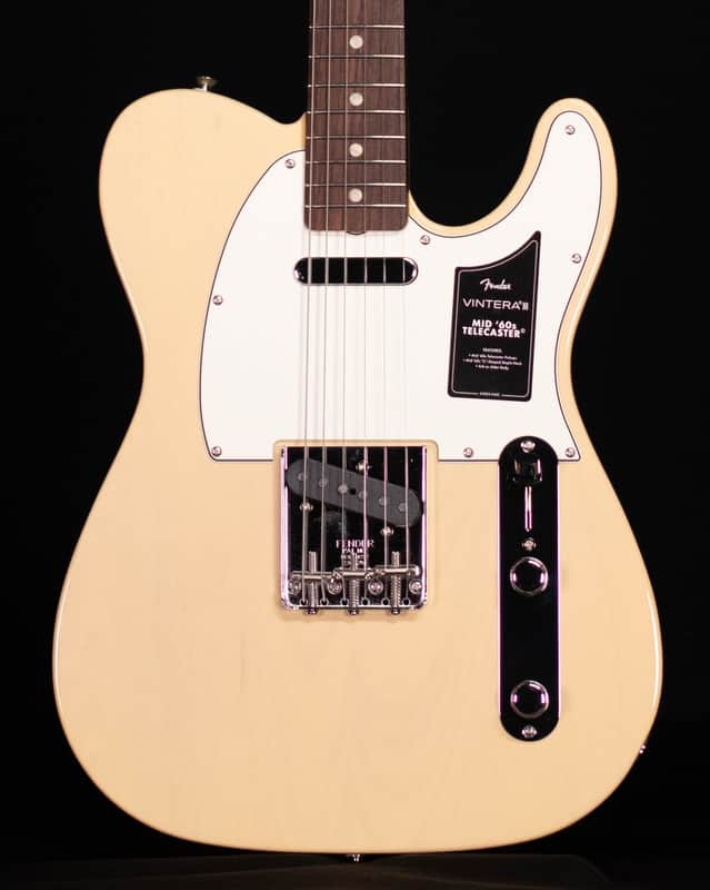 Fender Vintera III Mid '60s Telecaster, Rosewood FB, Vintage Blonde image 1