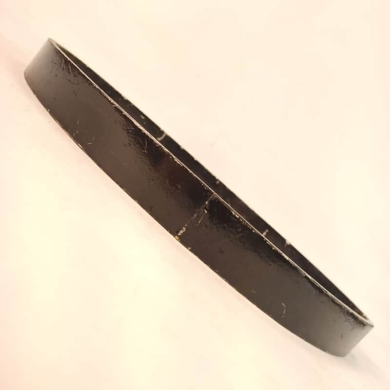Pearl 18" x1 9/16"x5/16"Bass Drum Rim/Hoop Vintage 80s Wood Black Paint image 1