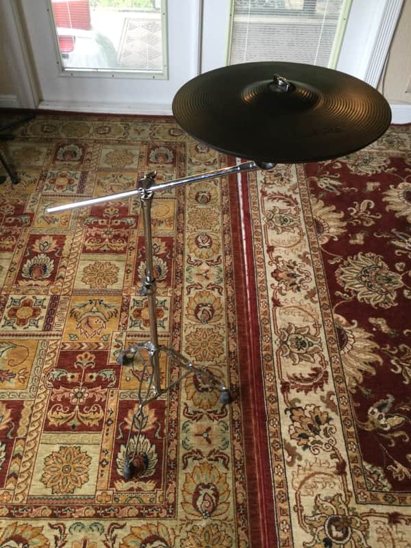 Cymbal Boom Stand w/ Roland CY-13R V-Cymbal 13" Ride image 1