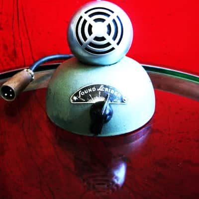 Vintage RARE 1940's Turner CD dynamic "Sound Scriber" microphone High Z w original stand and cable PROP image 1