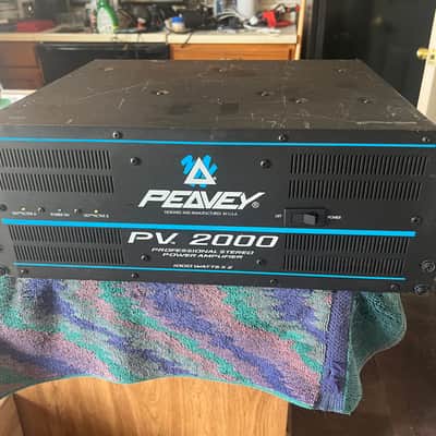 Peavey CS-1200 Power Amp with Sonic flight case/rack | Reverb