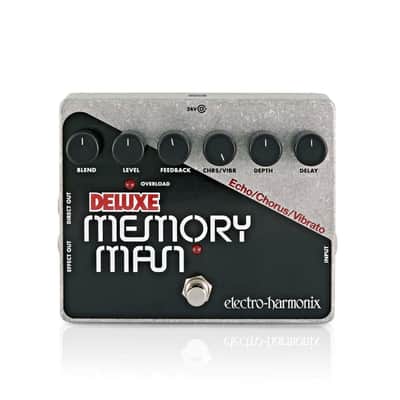 Electro-Harmonix Deluxe Memory Man 550Ms Analog Delay / Chorus / Vibrato 2008 - Present - Black / Silver image 1